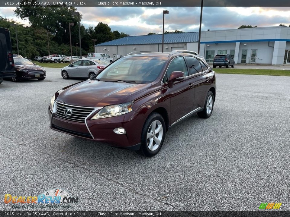 2015 Lexus RX 350 AWD Claret Mica / Black Photo #1