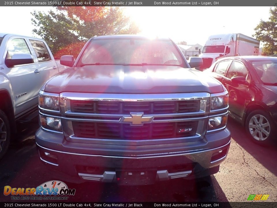 2015 Chevrolet Silverado 1500 LT Double Cab 4x4 Slate Gray Metallic / Jet Black Photo #2