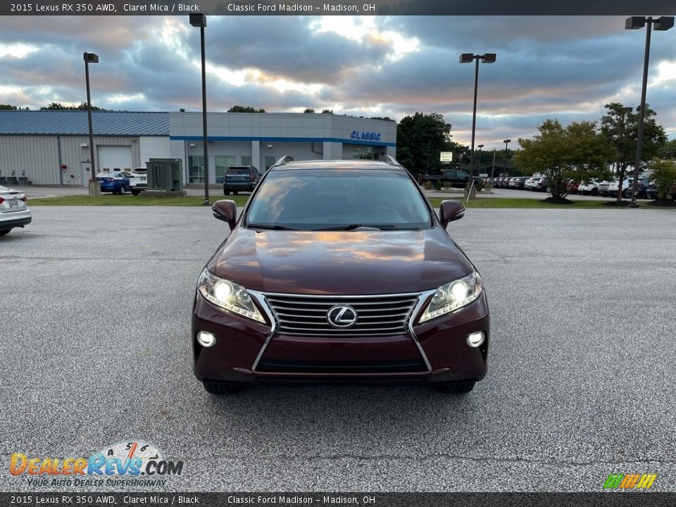 2015 Lexus RX 350 AWD Claret Mica / Black Photo #2