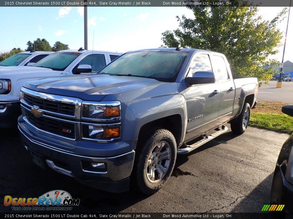 2015 Chevrolet Silverado 1500 LT Double Cab 4x4 Slate Gray Metallic / Jet Black Photo #3