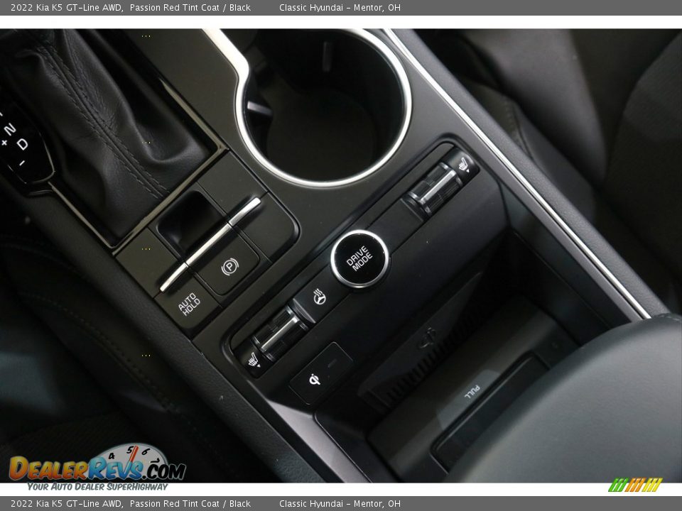 2022 Kia K5 GT-Line AWD Passion Red Tint Coat / Black Photo #16