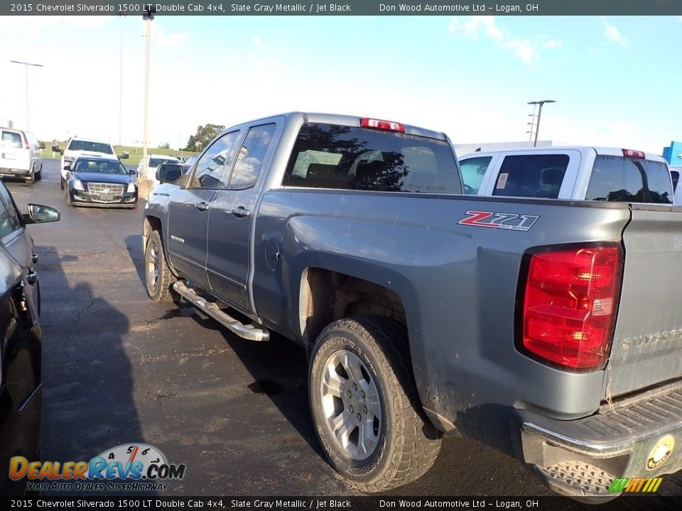 2015 Chevrolet Silverado 1500 LT Double Cab 4x4 Slate Gray Metallic / Jet Black Photo #4