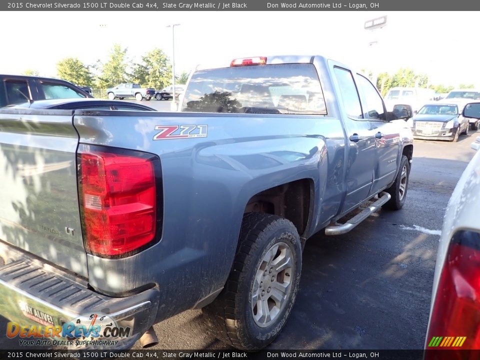 2015 Chevrolet Silverado 1500 LT Double Cab 4x4 Slate Gray Metallic / Jet Black Photo #5