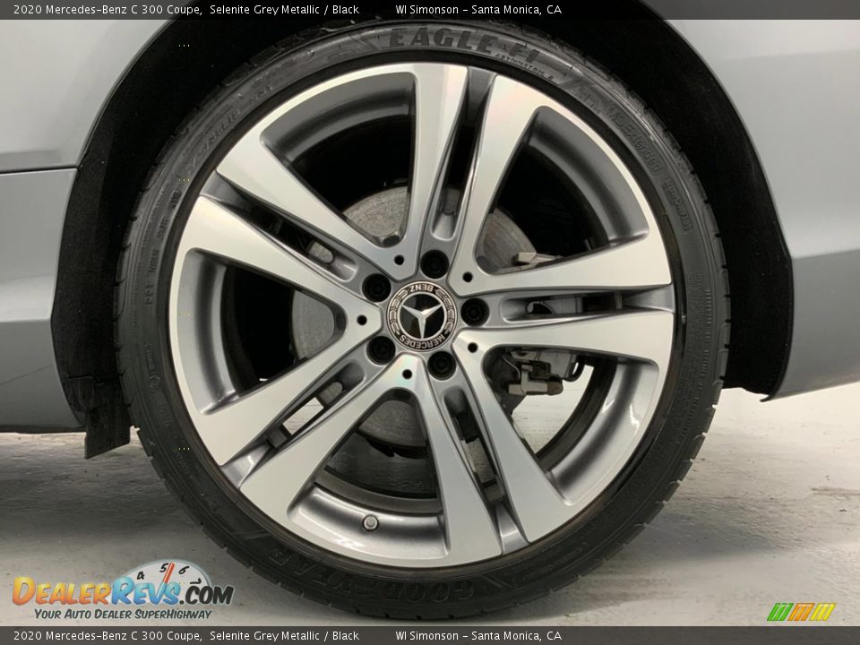 2020 Mercedes-Benz C 300 Coupe Selenite Grey Metallic / Black Photo #19
