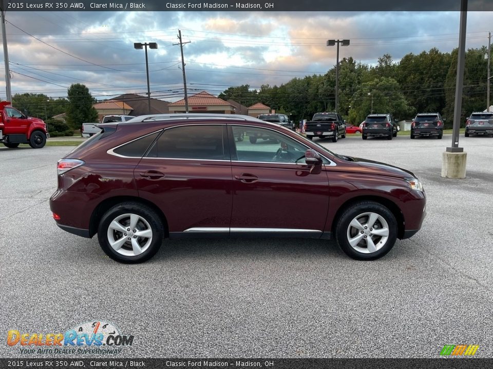 2015 Lexus RX 350 AWD Claret Mica / Black Photo #4