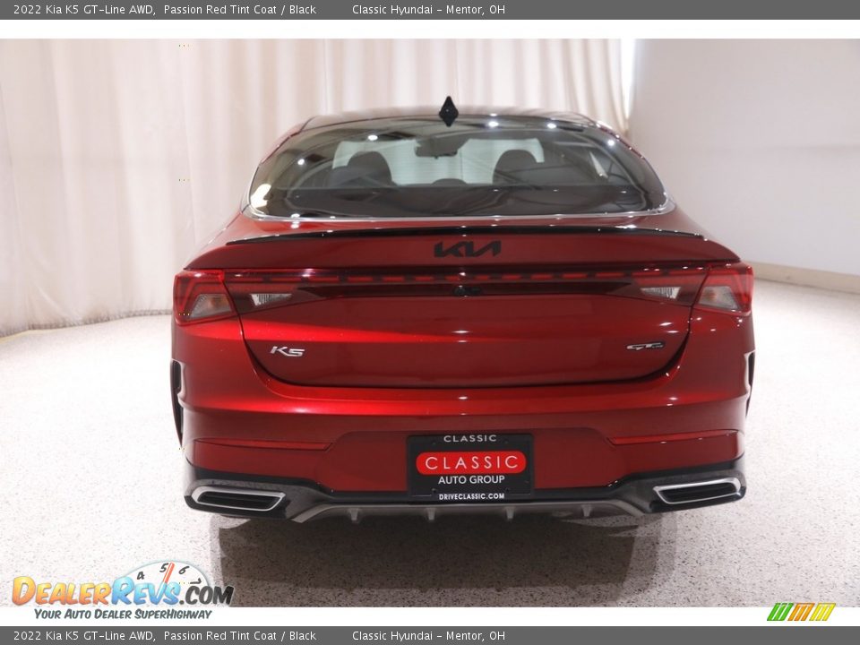 2022 Kia K5 GT-Line AWD Passion Red Tint Coat / Black Photo #20