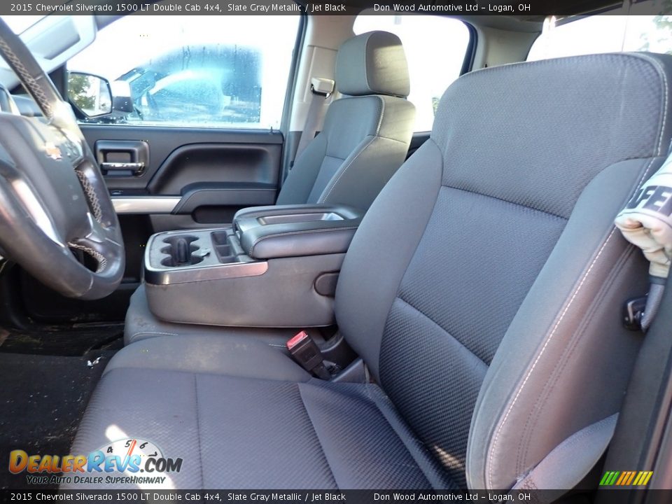 2015 Chevrolet Silverado 1500 LT Double Cab 4x4 Slate Gray Metallic / Jet Black Photo #8