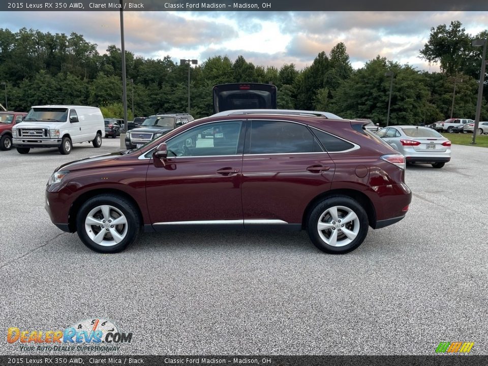 2015 Lexus RX 350 AWD Claret Mica / Black Photo #8