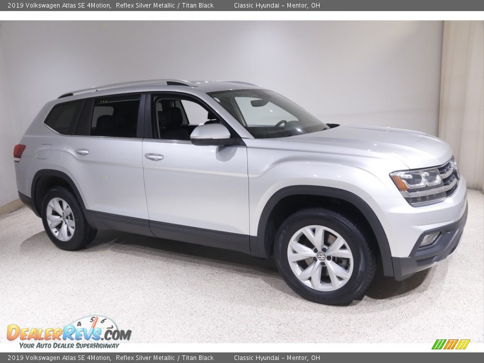 2019 Volkswagen Atlas SE 4Motion Reflex Silver Metallic / Titan Black Photo #1
