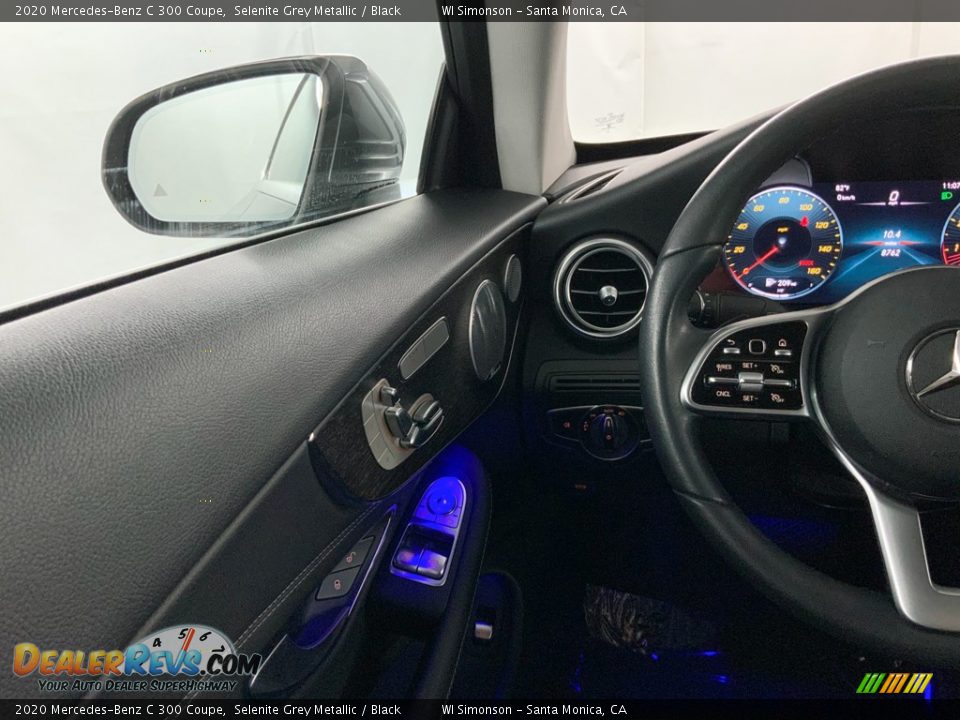 2020 Mercedes-Benz C 300 Coupe Selenite Grey Metallic / Black Photo #25