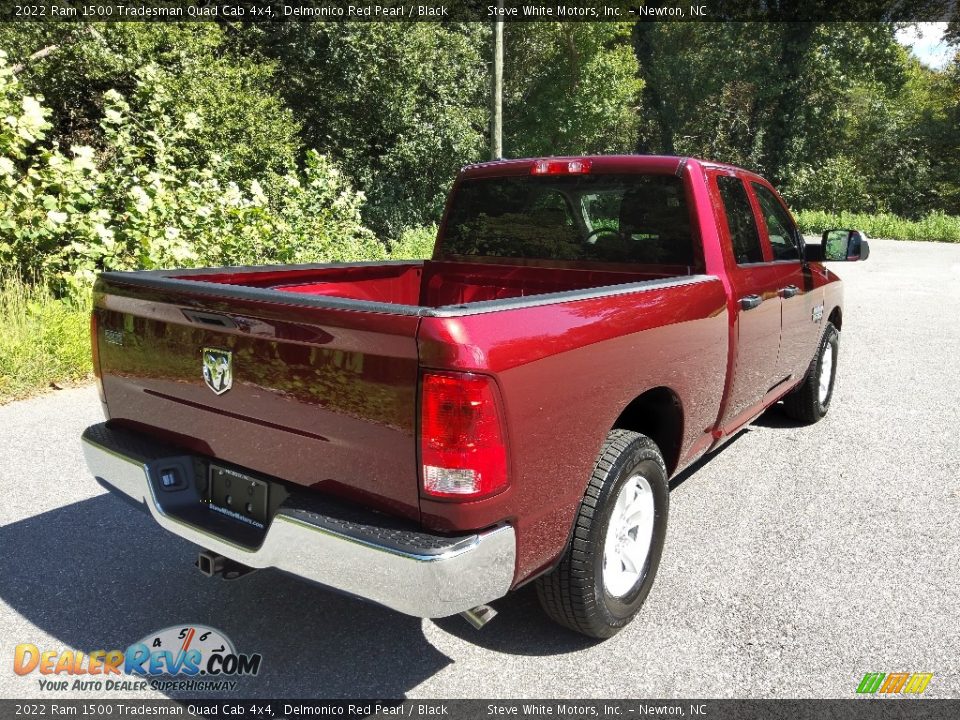 2022 Ram 1500 Tradesman Quad Cab 4x4 Delmonico Red Pearl / Black Photo #5