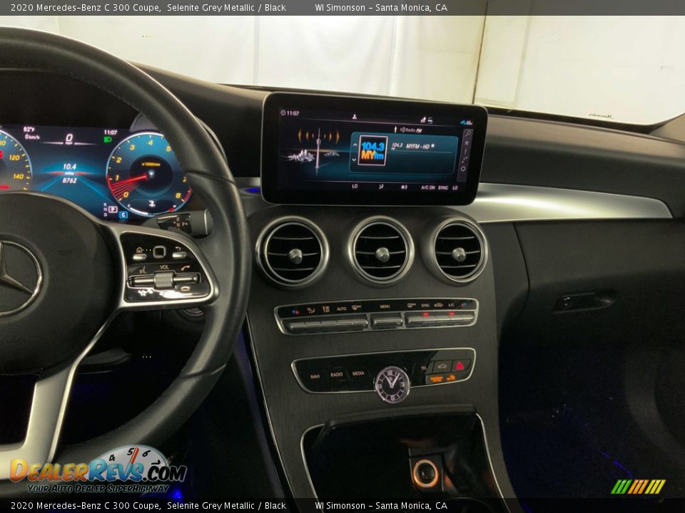 2020 Mercedes-Benz C 300 Coupe Selenite Grey Metallic / Black Photo #26