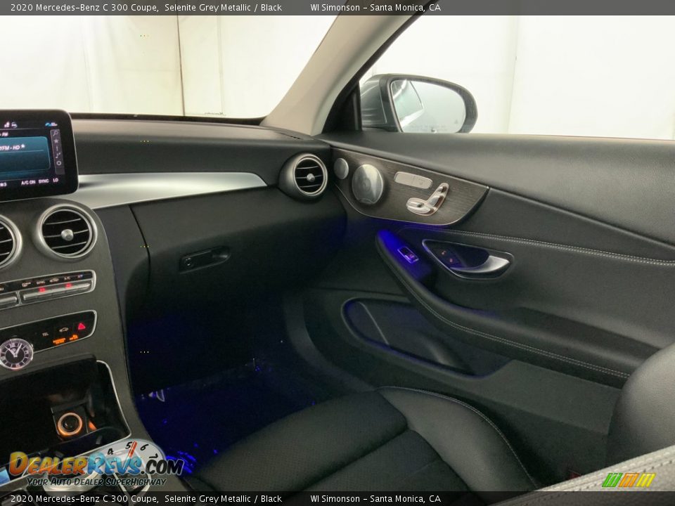 2020 Mercedes-Benz C 300 Coupe Selenite Grey Metallic / Black Photo #27