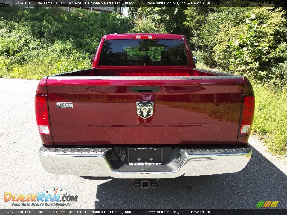 2022 Ram 1500 Tradesman Quad Cab 4x4 Delmonico Red Pearl / Black Photo #7