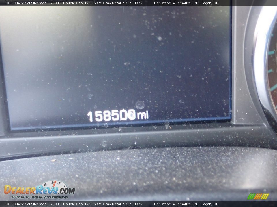 2015 Chevrolet Silverado 1500 LT Double Cab 4x4 Slate Gray Metallic / Jet Black Photo #15