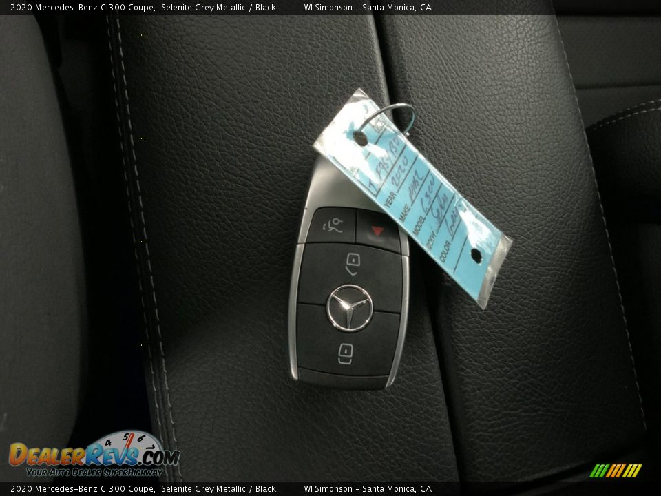 2020 Mercedes-Benz C 300 Coupe Selenite Grey Metallic / Black Photo #28