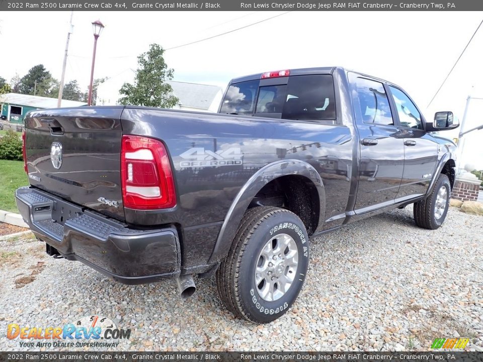 2022 Ram 2500 Laramie Crew Cab 4x4 Granite Crystal Metallic / Black Photo #5