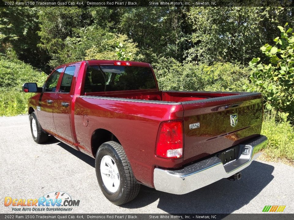 2022 Ram 1500 Tradesman Quad Cab 4x4 Delmonico Red Pearl / Black Photo #9