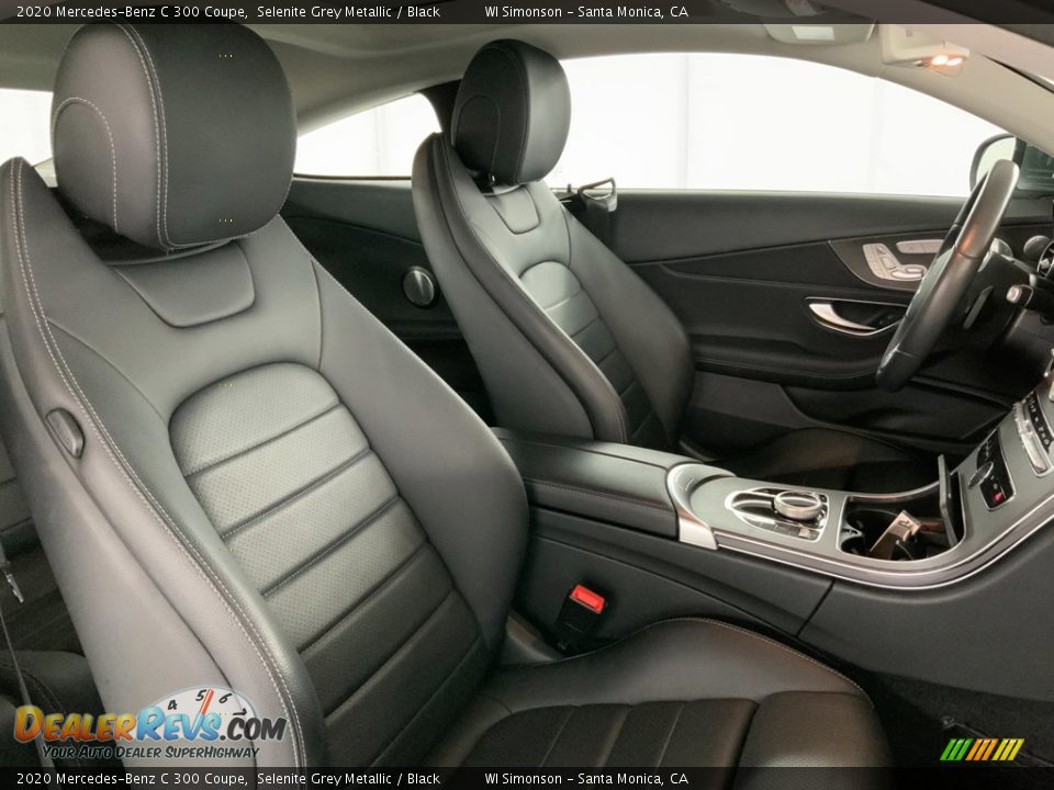 2020 Mercedes-Benz C 300 Coupe Selenite Grey Metallic / Black Photo #33