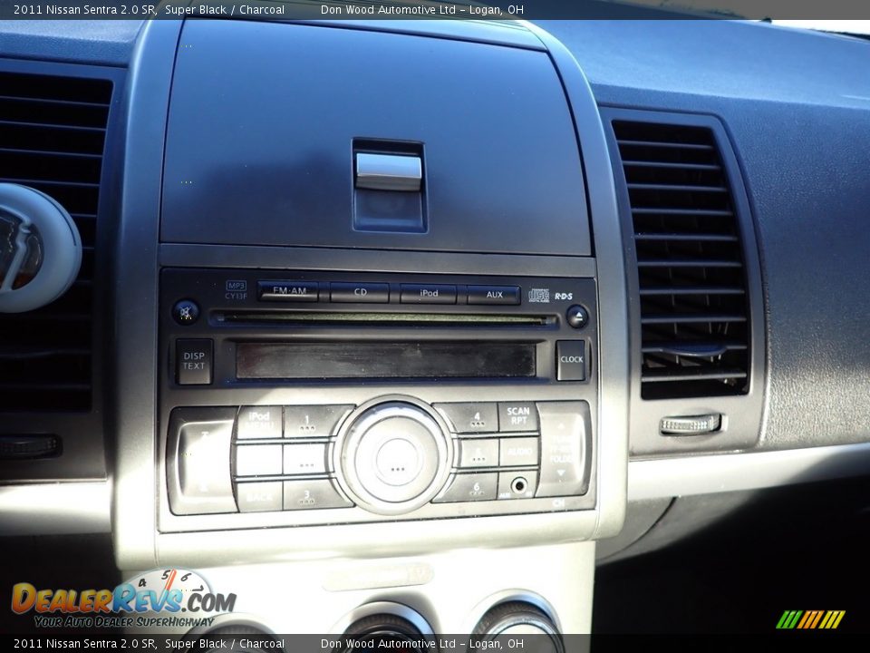 2011 Nissan Sentra 2.0 SR Super Black / Charcoal Photo #8