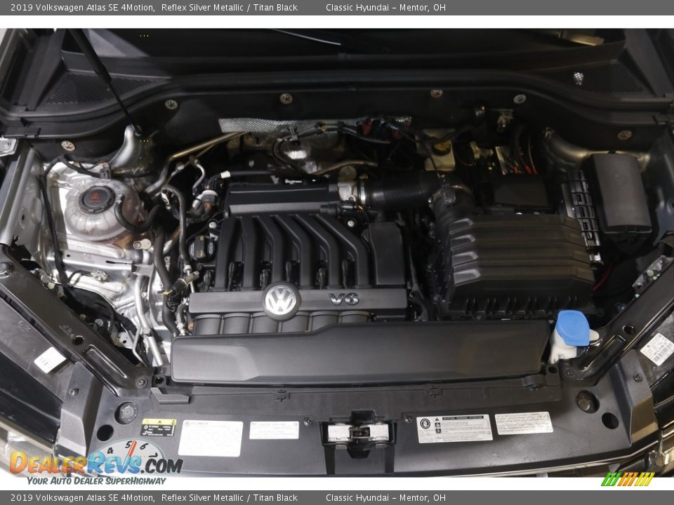 2019 Volkswagen Atlas SE 4Motion Reflex Silver Metallic / Titan Black Photo #20