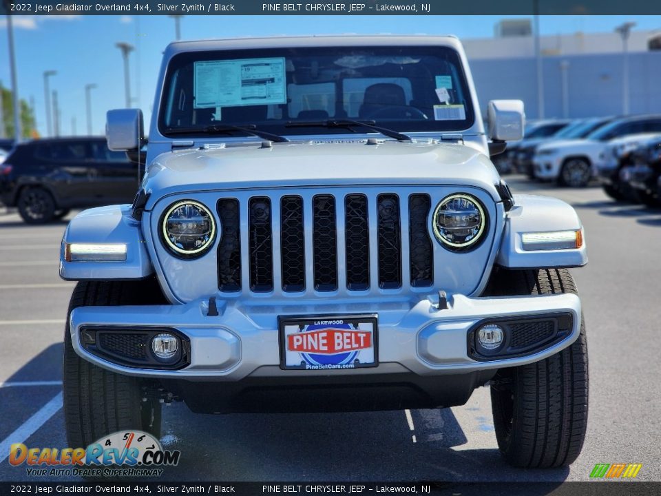 2022 Jeep Gladiator Overland 4x4 Silver Zynith / Black Photo #2