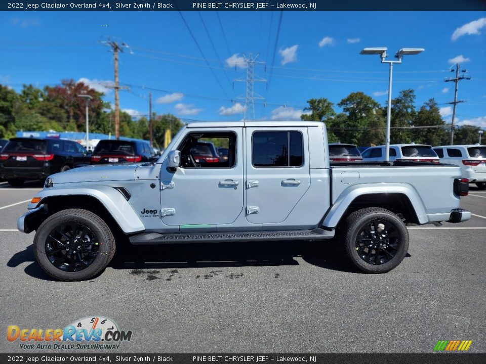 2022 Jeep Gladiator Overland 4x4 Silver Zynith / Black Photo #3