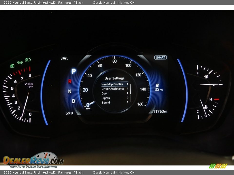 2020 Hyundai Santa Fe Limited AWD Rainforest / Black Photo #7