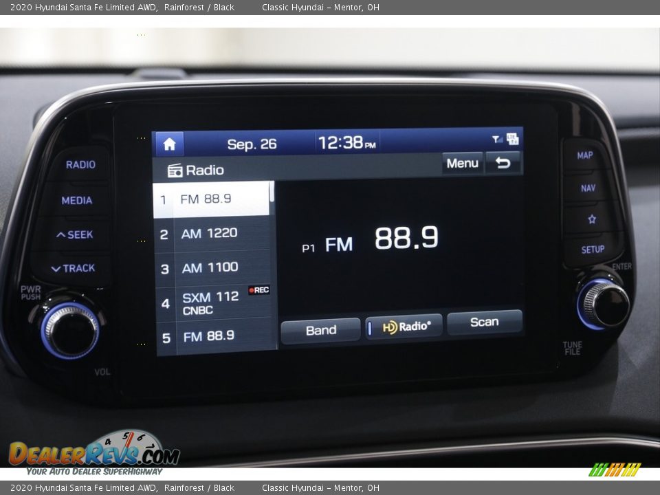 2020 Hyundai Santa Fe Limited AWD Rainforest / Black Photo #10