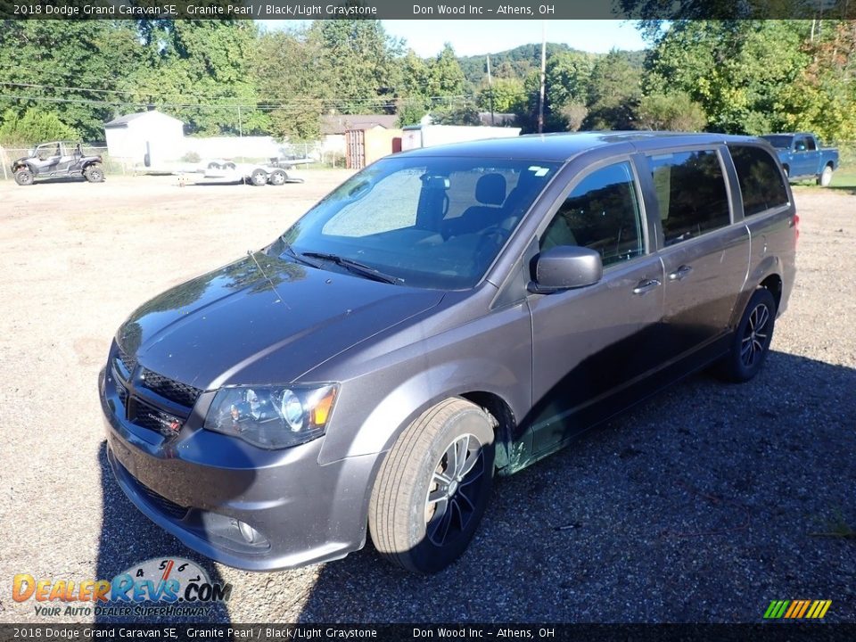 2018 Dodge Grand Caravan SE Granite Pearl / Black/Light Graystone Photo #7