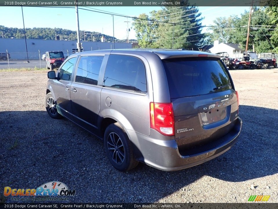 2018 Dodge Grand Caravan SE Granite Pearl / Black/Light Graystone Photo #8