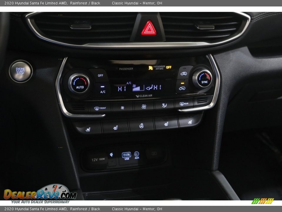 2020 Hyundai Santa Fe Limited AWD Rainforest / Black Photo #13