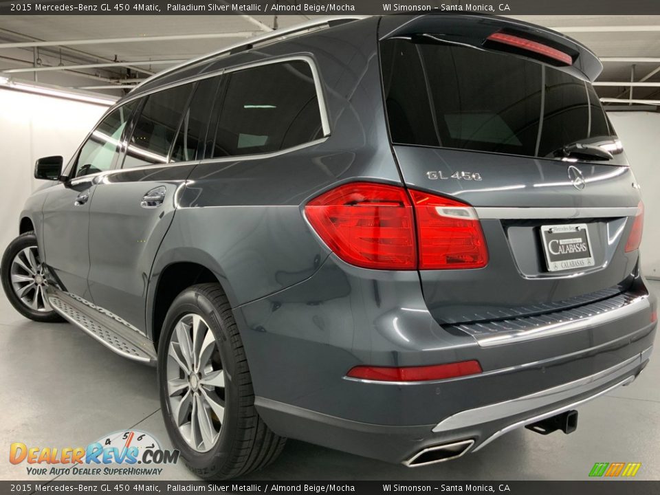 2015 Mercedes-Benz GL 450 4Matic Palladium Silver Metallic / Almond Beige/Mocha Photo #13