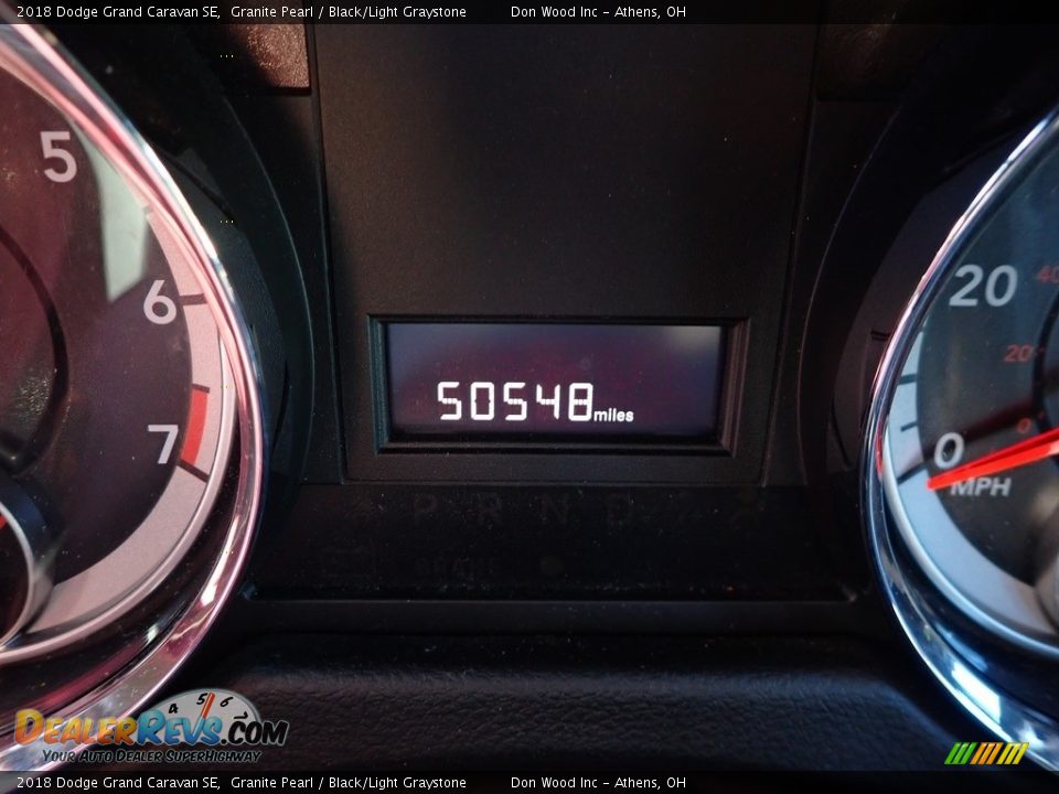 2018 Dodge Grand Caravan SE Granite Pearl / Black/Light Graystone Photo #13