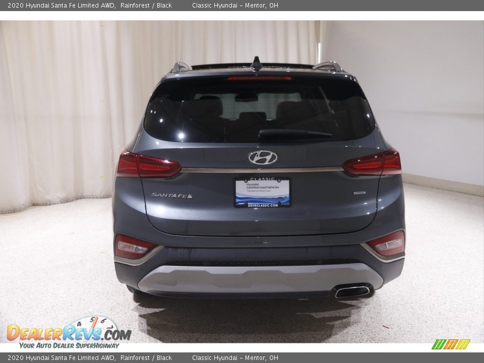 2020 Hyundai Santa Fe Limited AWD Rainforest / Black Photo #18