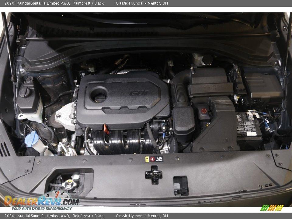 2020 Hyundai Santa Fe Limited AWD Rainforest / Black Photo #19