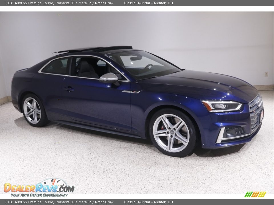 Navarra Blue Metallic 2018 Audi S5 Prestige Coupe Photo #1