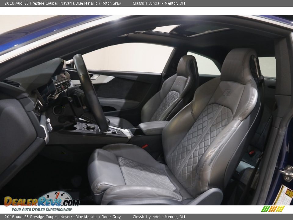 Rotor Gray Interior - 2018 Audi S5 Prestige Coupe Photo #5