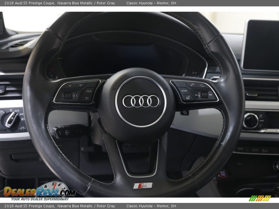 2018 Audi S5 Prestige Coupe Steering Wheel Photo #7