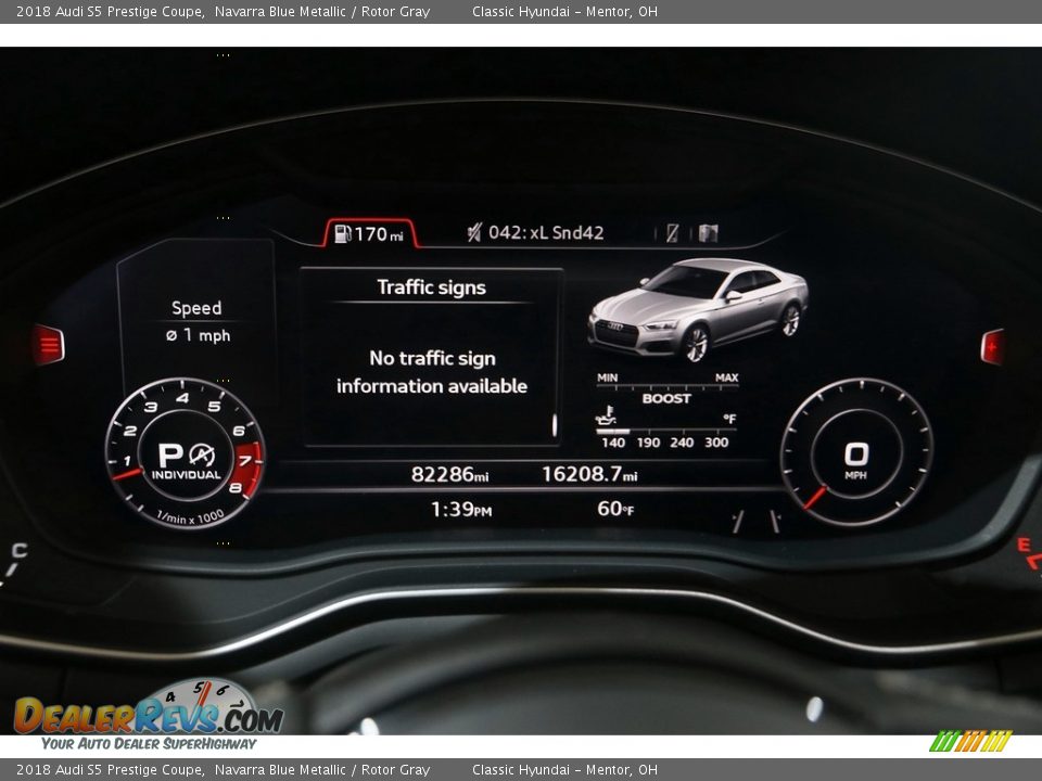 2018 Audi S5 Prestige Coupe Gauges Photo #8