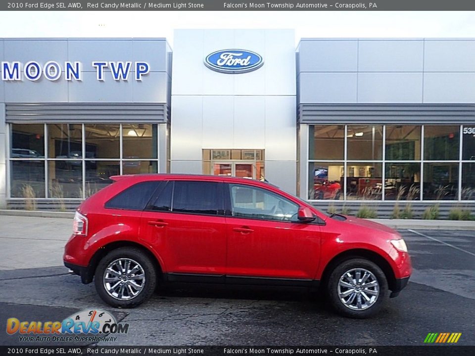2010 Ford Edge SEL AWD Red Candy Metallic / Medium Light Stone Photo #1