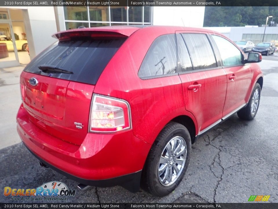 2010 Ford Edge SEL AWD Red Candy Metallic / Medium Light Stone Photo #2