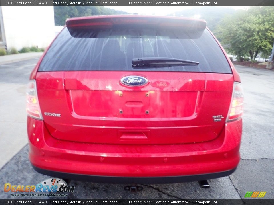 2010 Ford Edge SEL AWD Red Candy Metallic / Medium Light Stone Photo #3