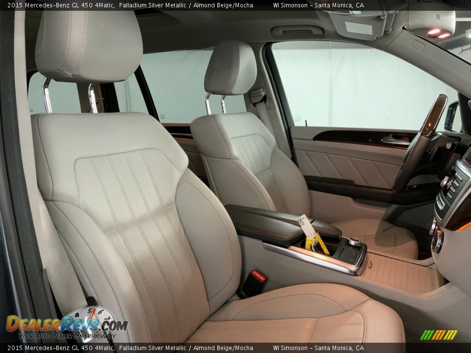 2015 Mercedes-Benz GL 450 4Matic Palladium Silver Metallic / Almond Beige/Mocha Photo #33