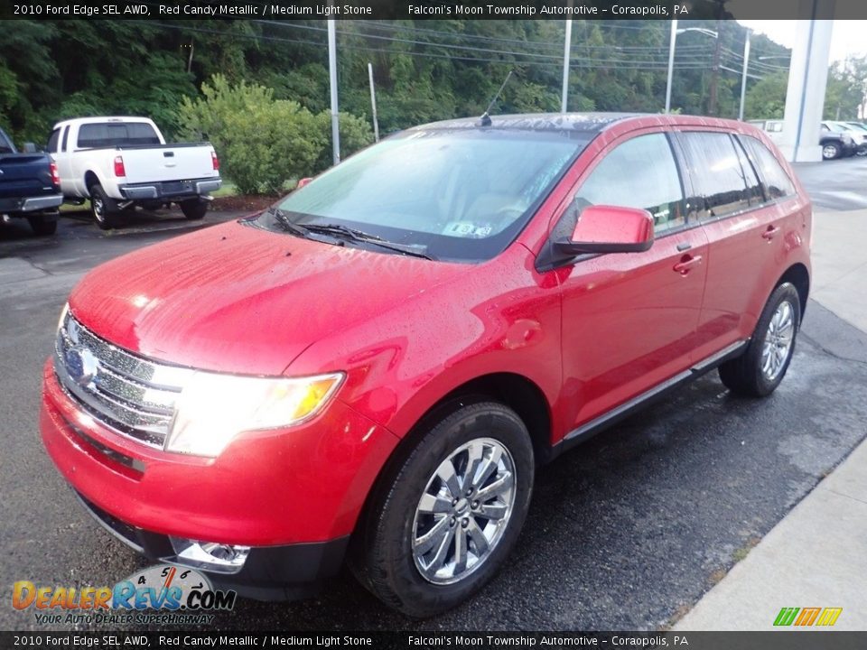 2010 Ford Edge SEL AWD Red Candy Metallic / Medium Light Stone Photo #7