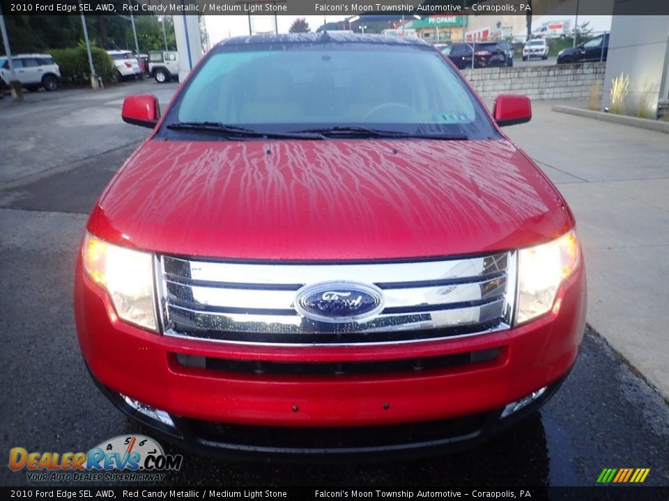 2010 Ford Edge SEL AWD Red Candy Metallic / Medium Light Stone Photo #8