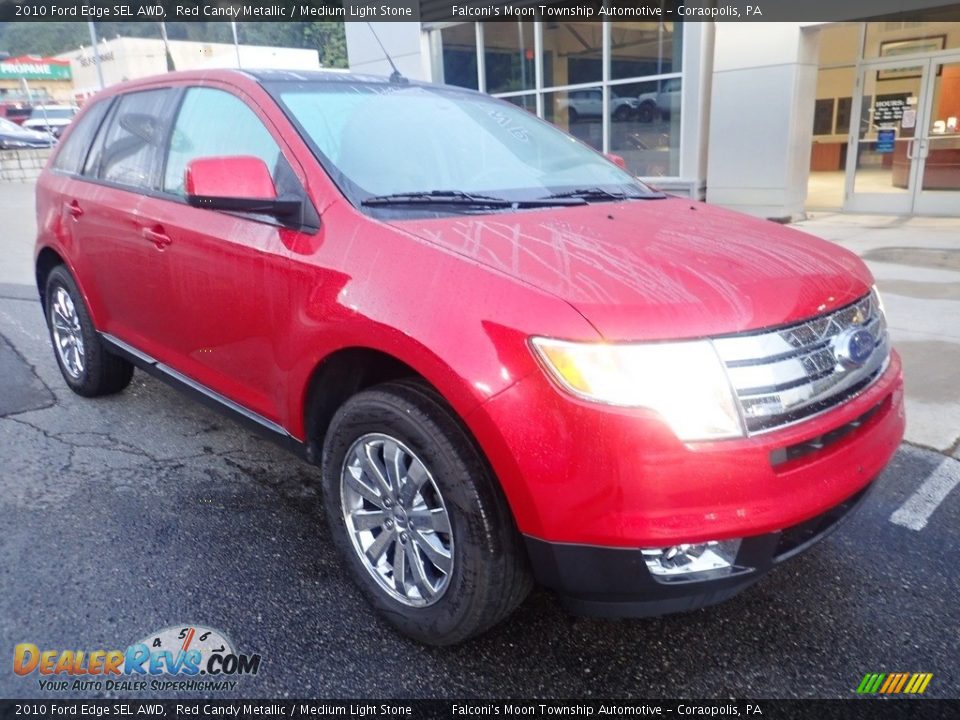 2010 Ford Edge SEL AWD Red Candy Metallic / Medium Light Stone Photo #9