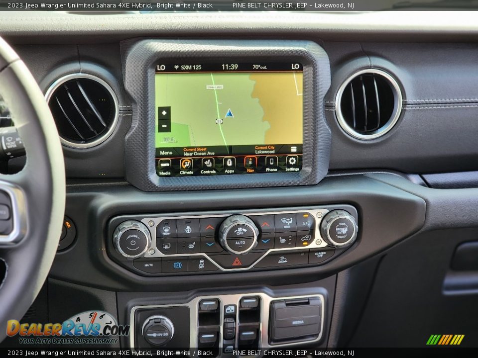 Navigation of 2023 Jeep Wrangler Unlimited Sahara 4XE Hybrid Photo #7
