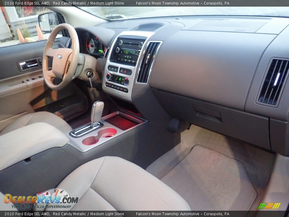 2010 Ford Edge SEL AWD Red Candy Metallic / Medium Light Stone Photo #12