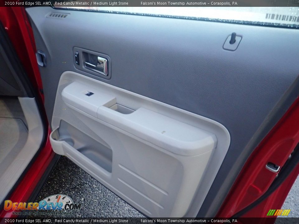 2010 Ford Edge SEL AWD Red Candy Metallic / Medium Light Stone Photo #15